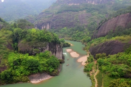 中国五大名山的分布