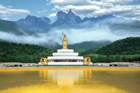 安徽九华山海拔多少千米