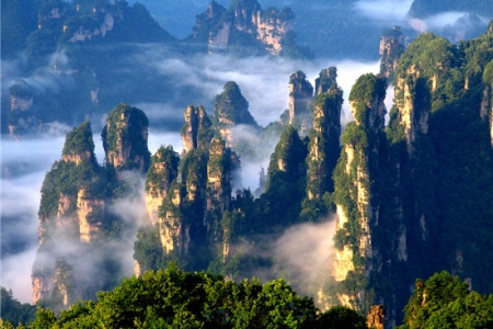 张家界名山有哪些