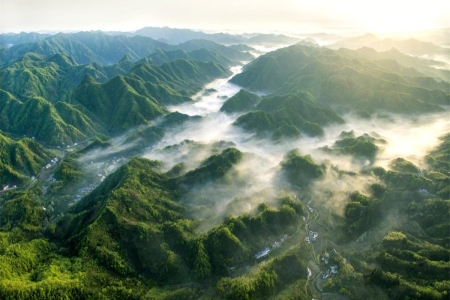 大别山1000米以上山峰